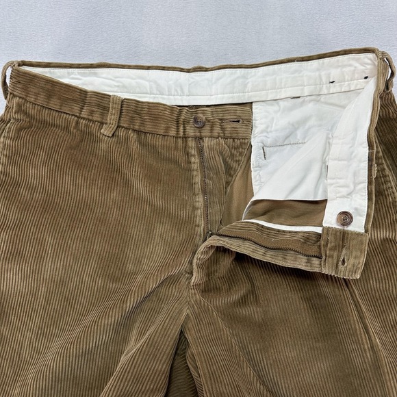 Brooks Brothers Hudson Pants Men's 36x30 Brown Corduroy Classic Fit‎ Casual - Picture 4 of 12